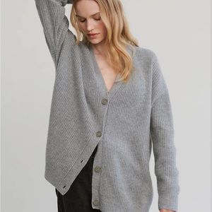 Jenni Kayne Cocoon Cardigan in Heather Grey